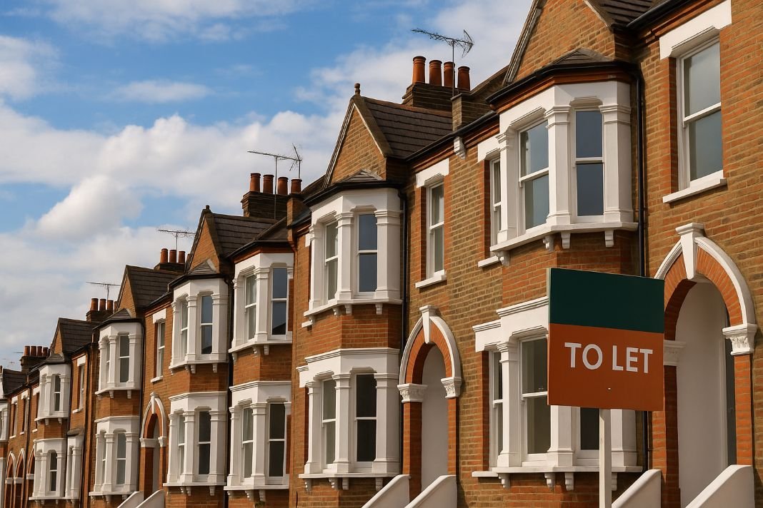a photo of a residential street where one to let property needs an EPC rating - Landlord Building Certificates London