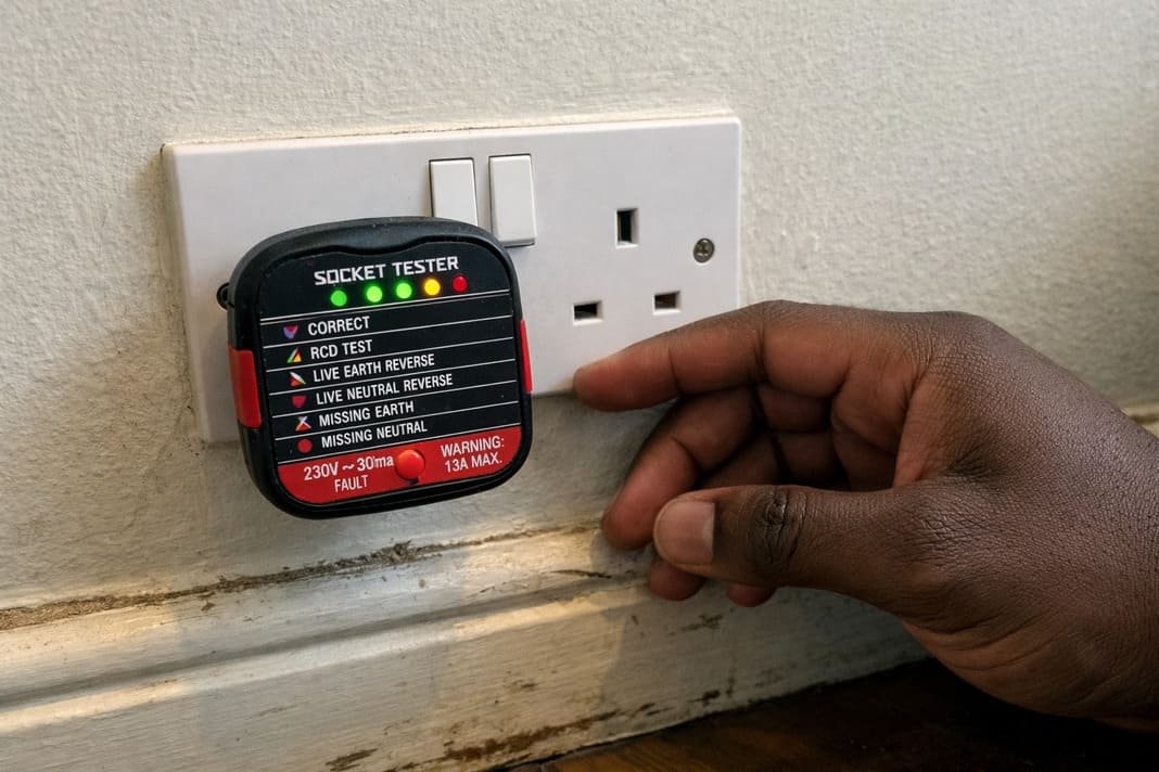 Electrical Safety Check London residential socket and appliance inspection service for compliance testing and certification in fl