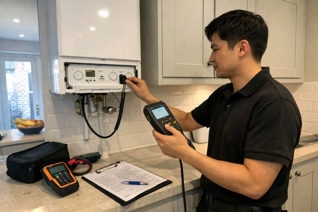Gas Certificate London boiler system inspection and gas safety compliance service for residential properties – Illustrative Image Gas Certificate London boiler system inspection and gas safety compliance service for residential properties – Illustrative Image