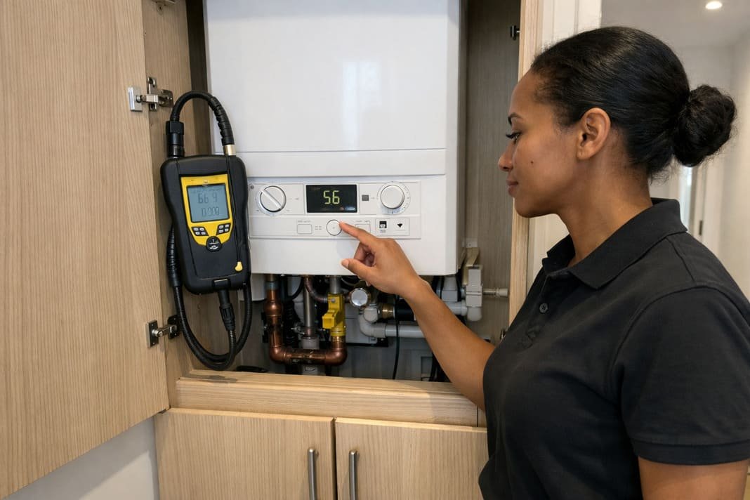 Gas Safety Certificate London home boiler inspection and gas compliance service for residential properties – Illustrative Image